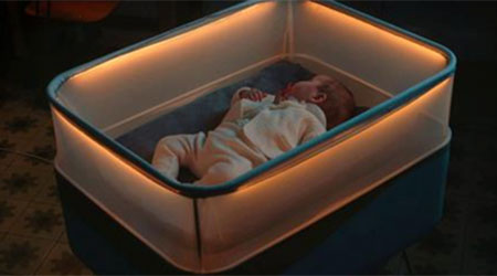 High Tech Crib Simulates Car Ride. And You’ll Never Guess Who Designed It!