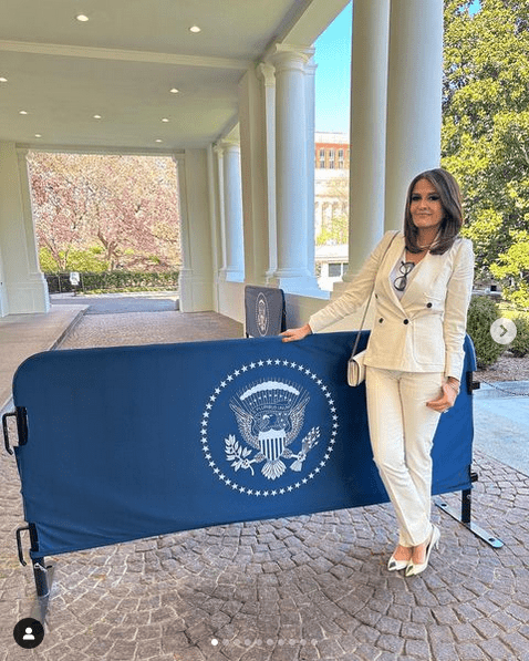Thais Aliabadi at the White House