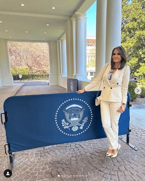 Thais Aliabadi at the White House