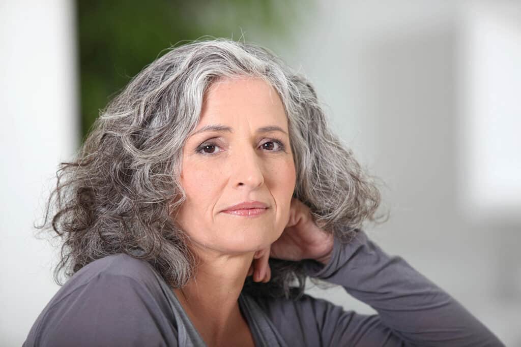 Older woman portrait