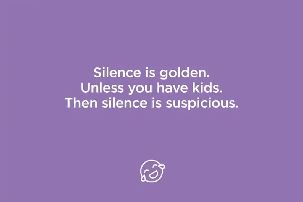 silence is golden