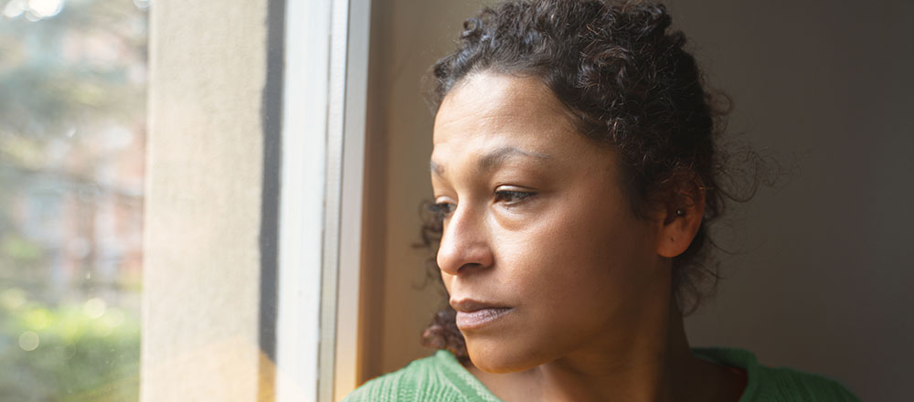 Worried woman