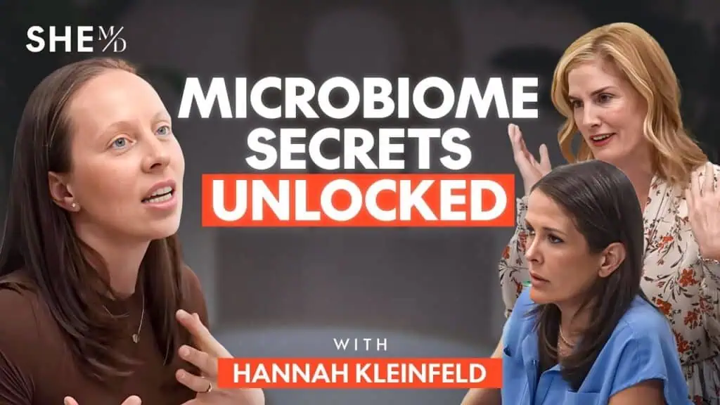 Thais Aliabadi MD discussing microbiome secrets with colleagues.