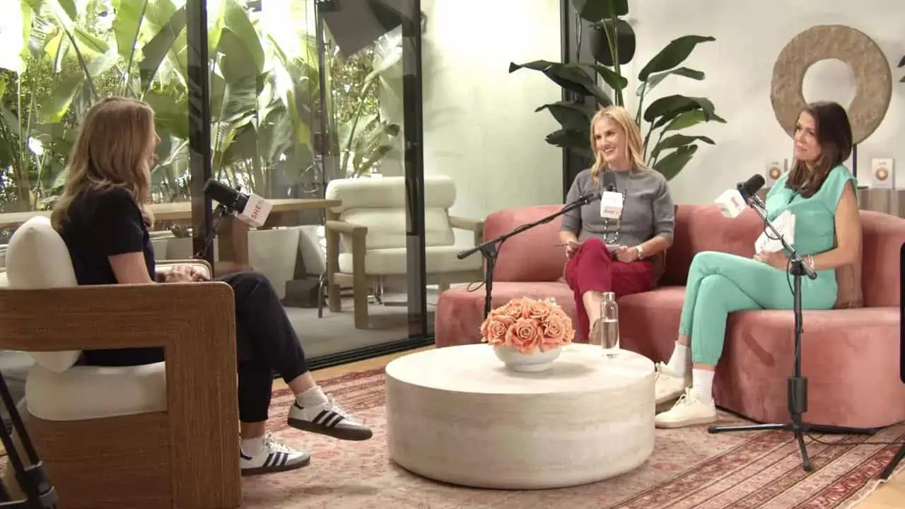Dr. Thais Aliabadi MD speaking during an interview in a comfortable, professional environment.