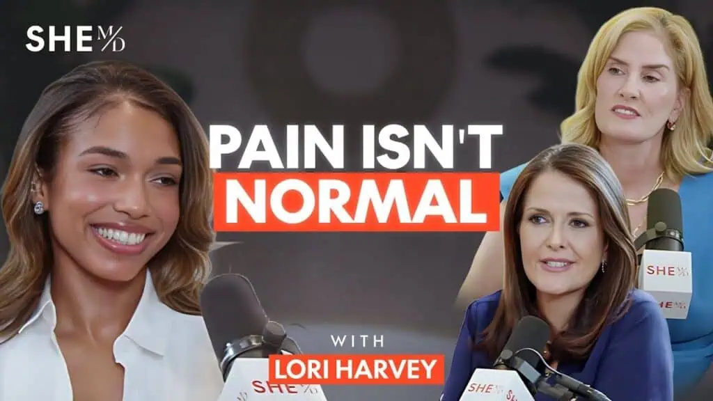 Thais Aliabadi MD, pain management expert, with Lori Harvey, promoting awareness.