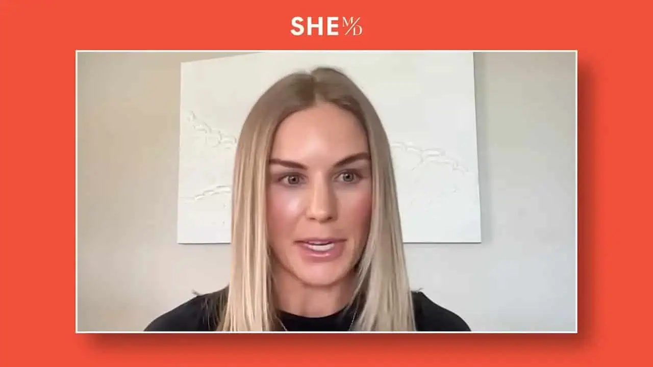Thais Aliabadi MD, healthcare professional, speaking in a video interview.