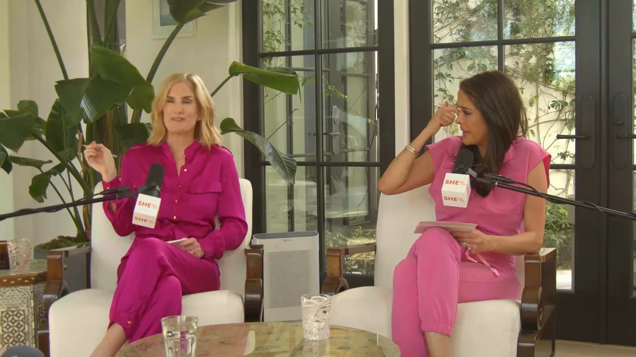 Dr. Beth Moore seated during a colon cancer screening interview