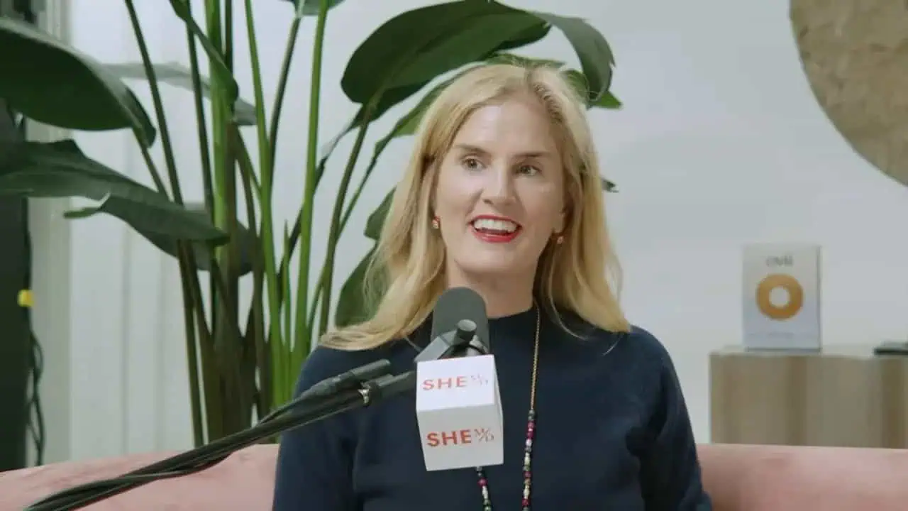 Thais Aliabadi MD speaking at a medical event or interview.