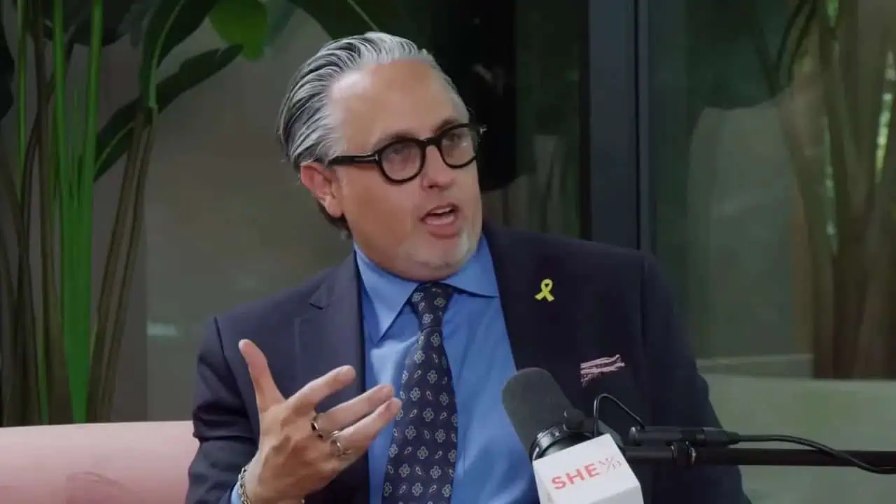 Dr. Thais Aliabadi MD speaking at a conference or interview.