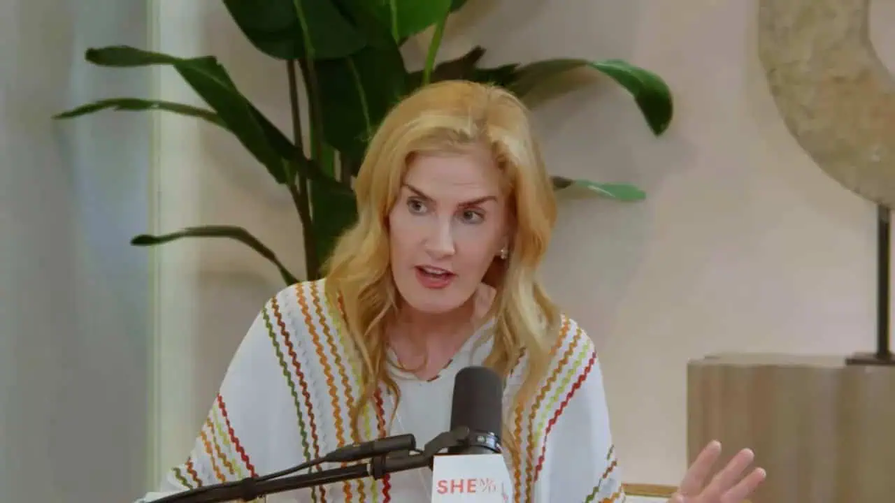 Dr. Thais Aliabadi MD speaking at a medical event or interview.