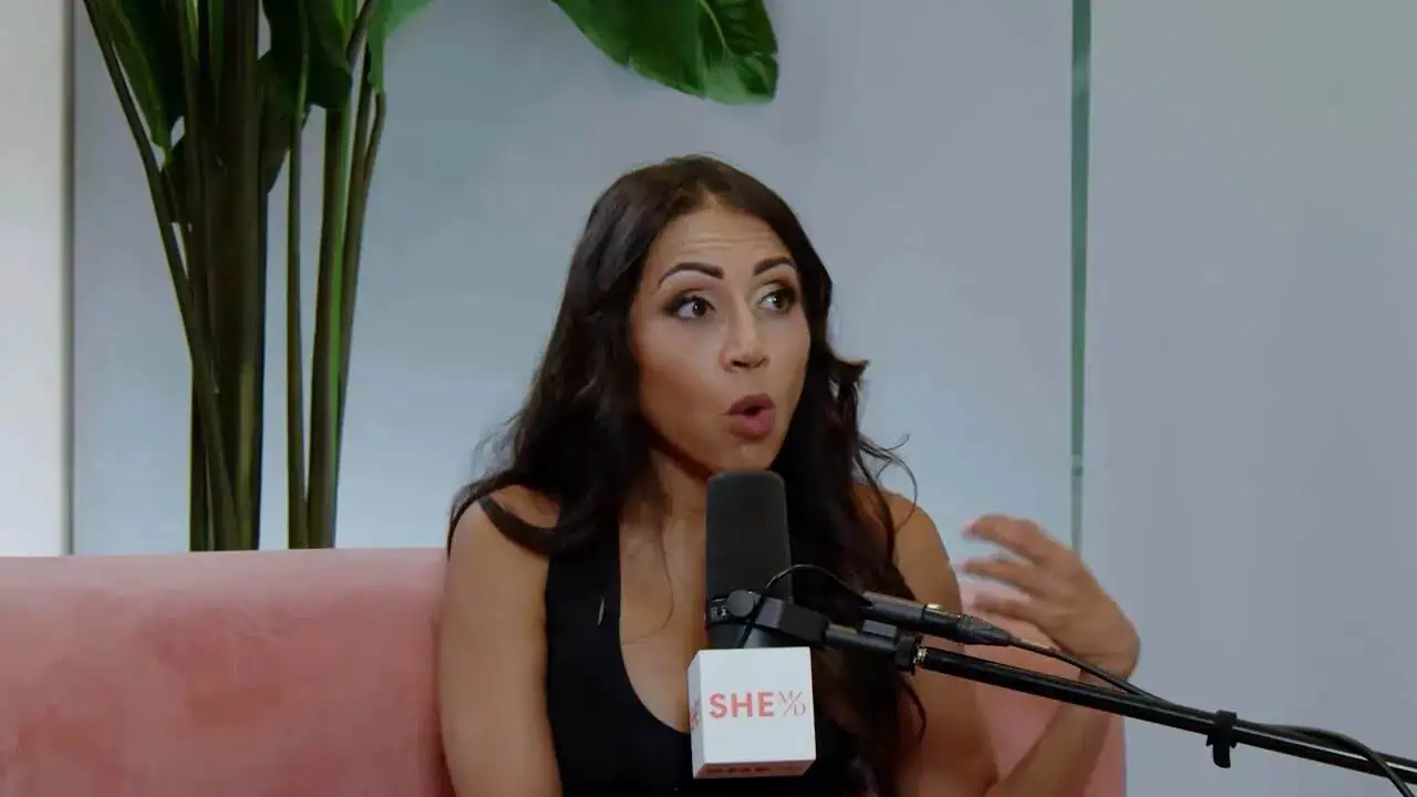 Thais Aliabadi MD speaking during an interview about healthcare.