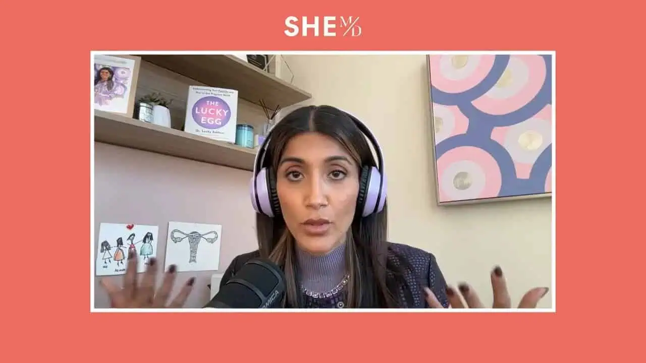 Thais Aliabadi MD speaking during a virtual consultation or interview.