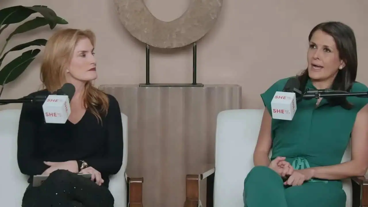 Dr. Thais Aliabadi MD speaking during an interview on health topics.