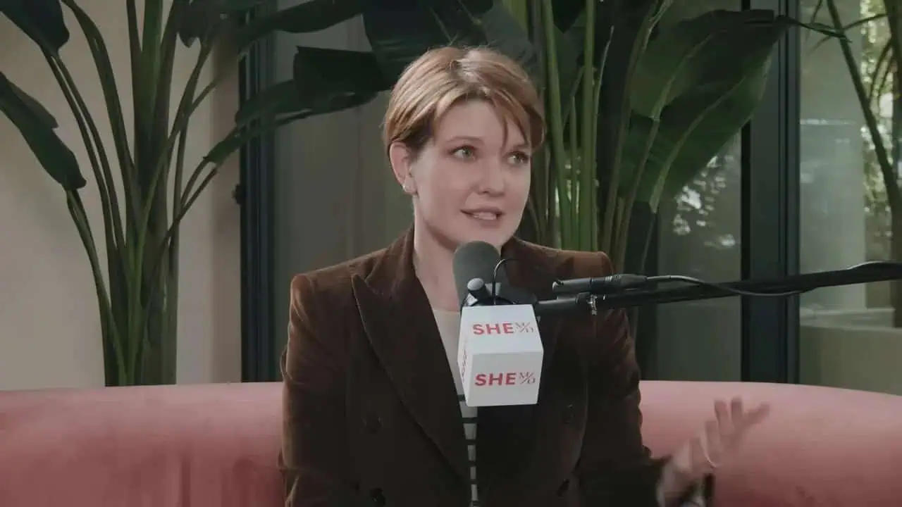 Dr. Thais Aliabadi MD speaking during an interview about healthcare.
