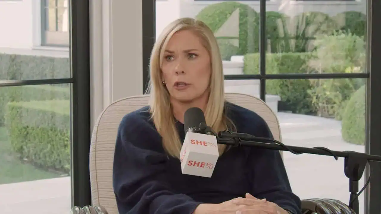 Dr. Thais Aliabadi speaking during an interview at her office.