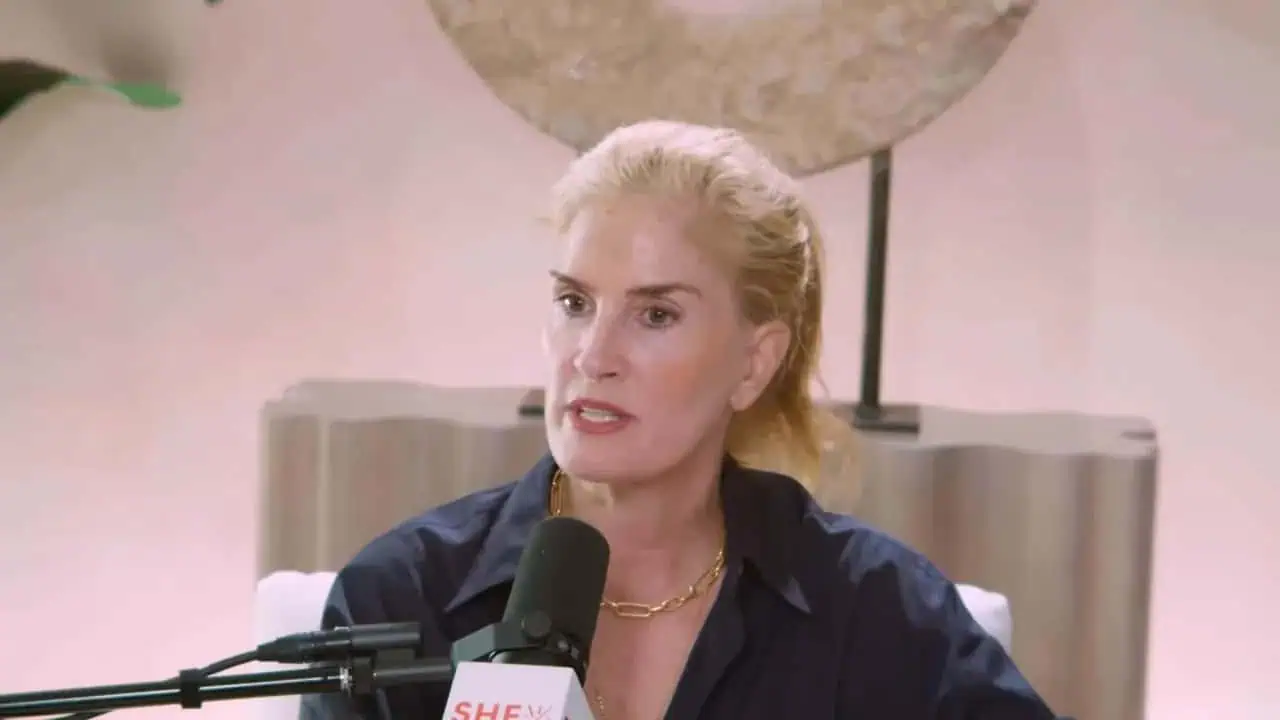 Thais Aliabadi MD speaking at a medical conference or interview.