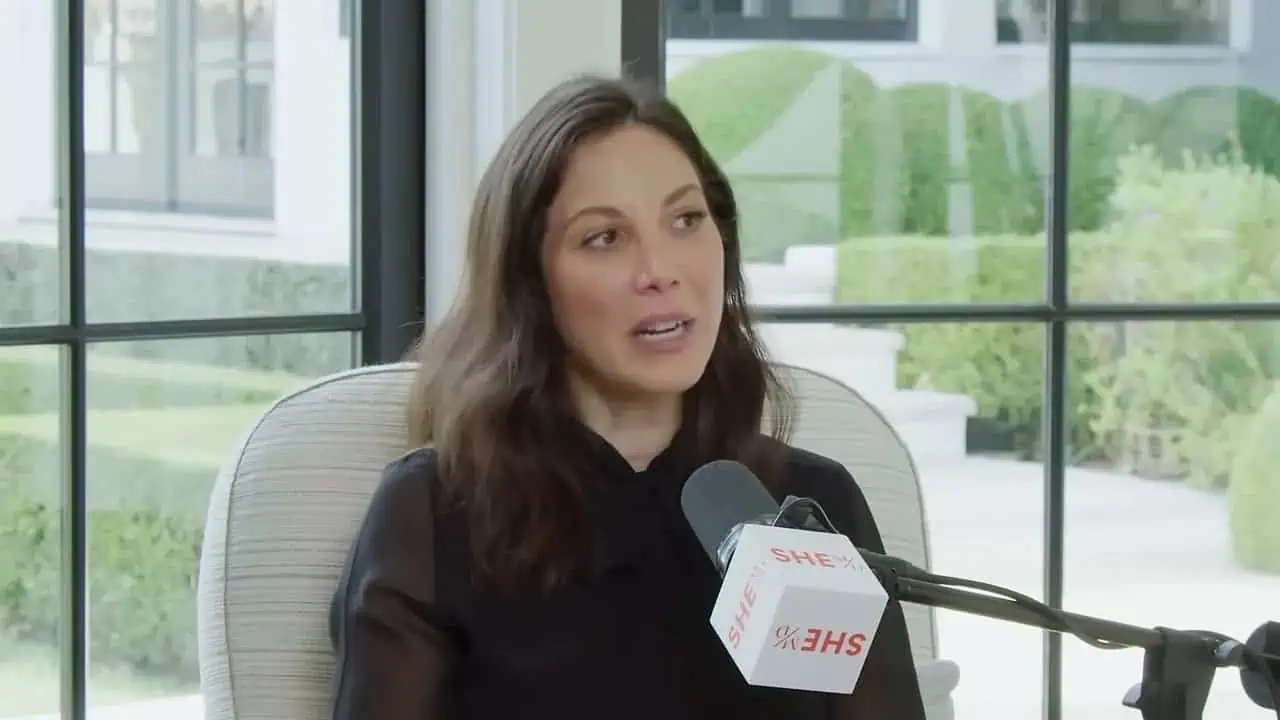 Thais Aliabadi MD speaking at interview with SHERK media.