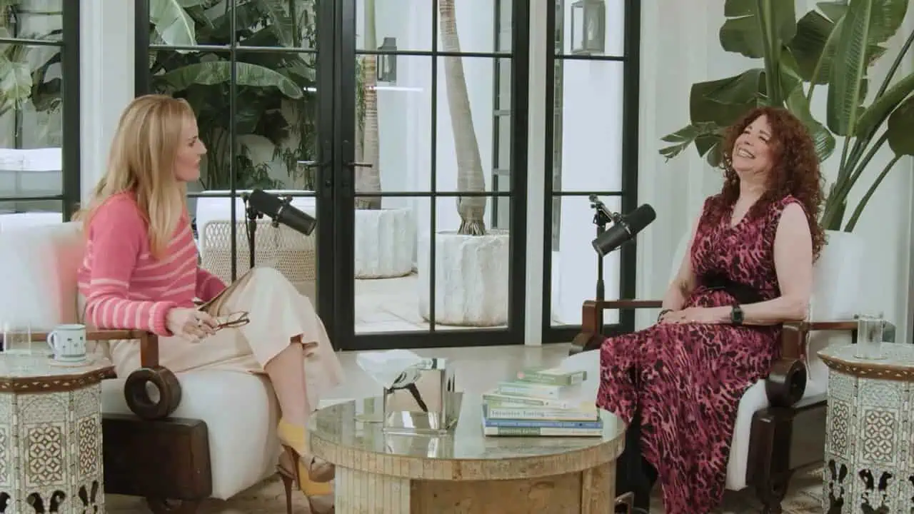 Dr. Thais Aliabadi MD during an interview in a bright, modern office setting.