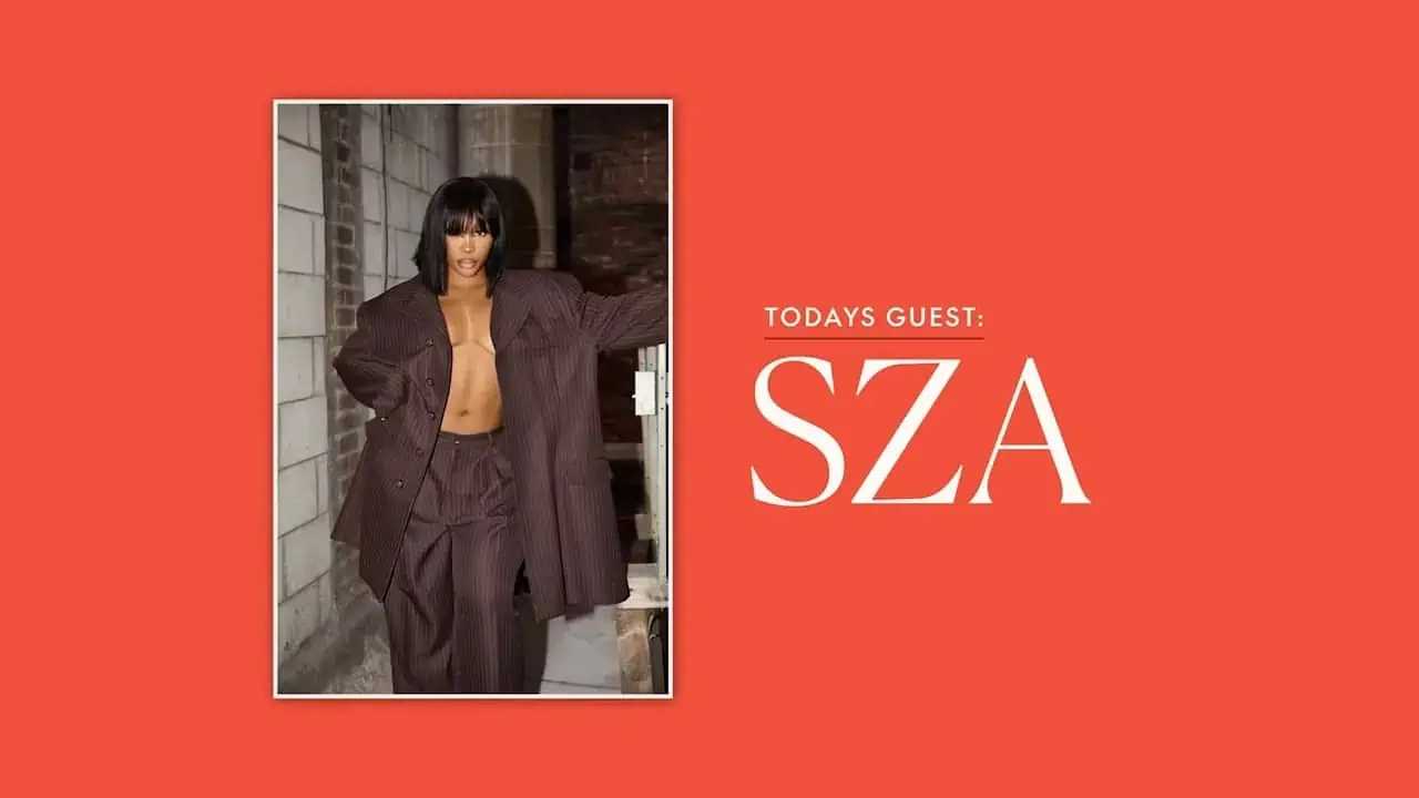 Dr. Thais Aliabadi with guest SZA, celebrity singer and songwriter.