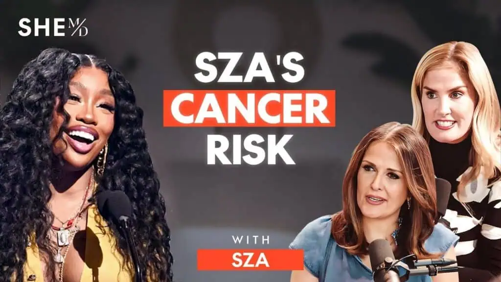 SZA discusses cancer risk factors in a health interview with Dr. Thais Aliabadi MD.